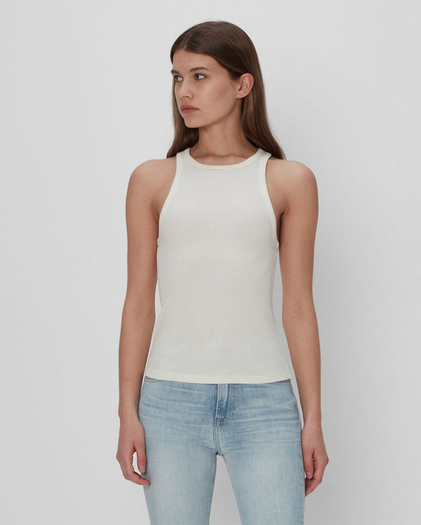 7 for all mankind Racerback Tank Tops