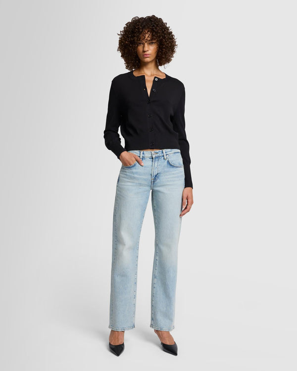 7 For All Mankind Ribbed Cardigan Sweaters