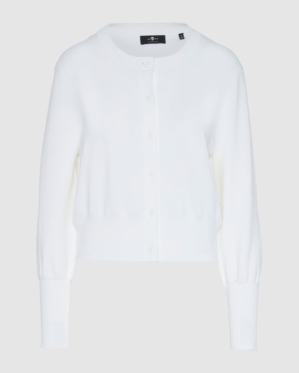 7 for all mankind Ribbed Cardigan Sweaters