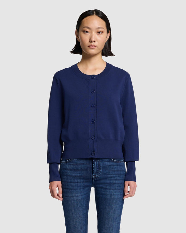 7 For All Mankind Ribbed Cardigan Sweaters