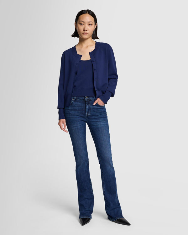 7 For All Mankind Ribbed Cardigan Sweaters