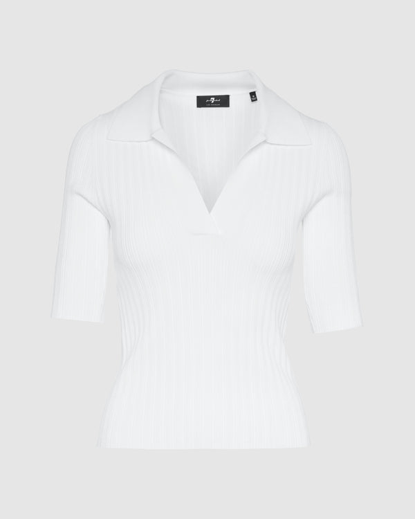 7 for all mankind Ribbed Henley Sweater Sweaters