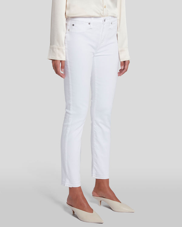 7 For All Mankind Roxanne Ankle With Raw Hem Jeans