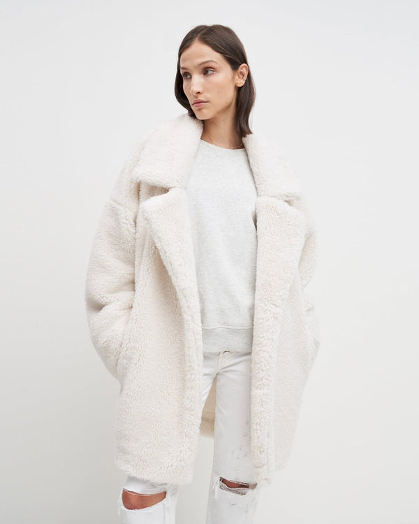7 for all mankind Shearling Cozy Coat Jackets