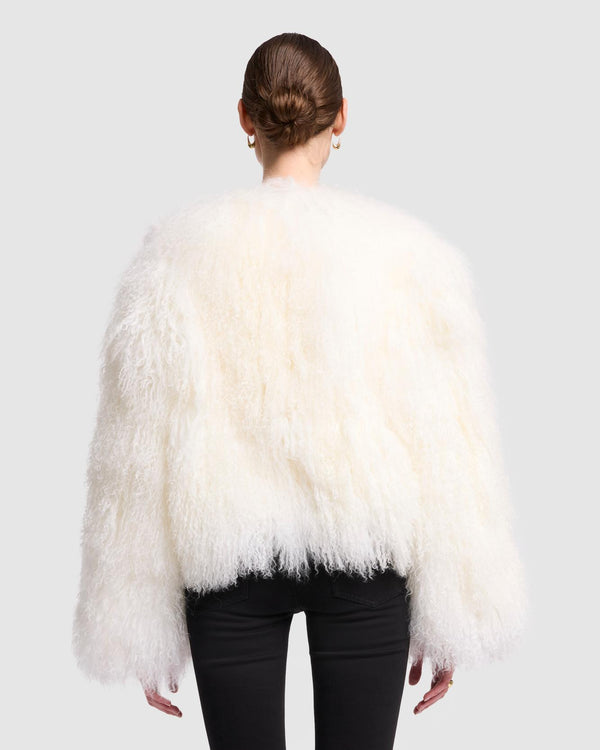 7 For All Mankind Shearling Fur Jacket Outerwear