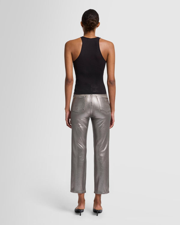 7 For All Mankind Sheer Racerback Tank Tops