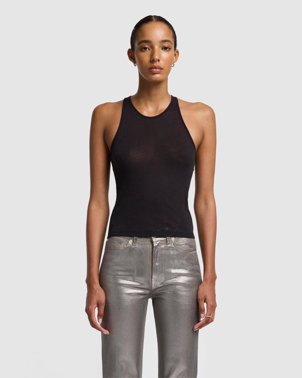 7 for all mankind Sheer Racerback Tank Tops