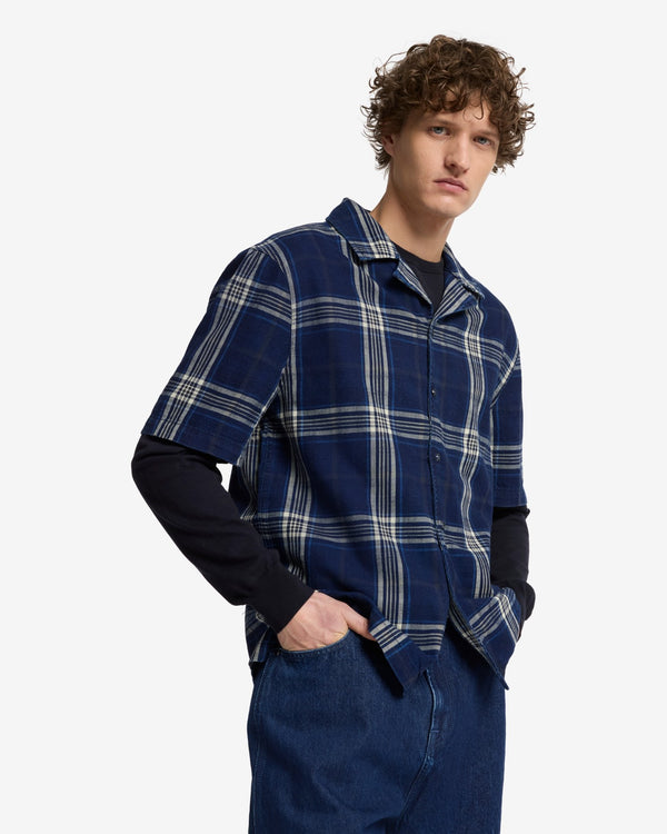 7 For All Mankind Short Sleeve Camp Shirt Shirts