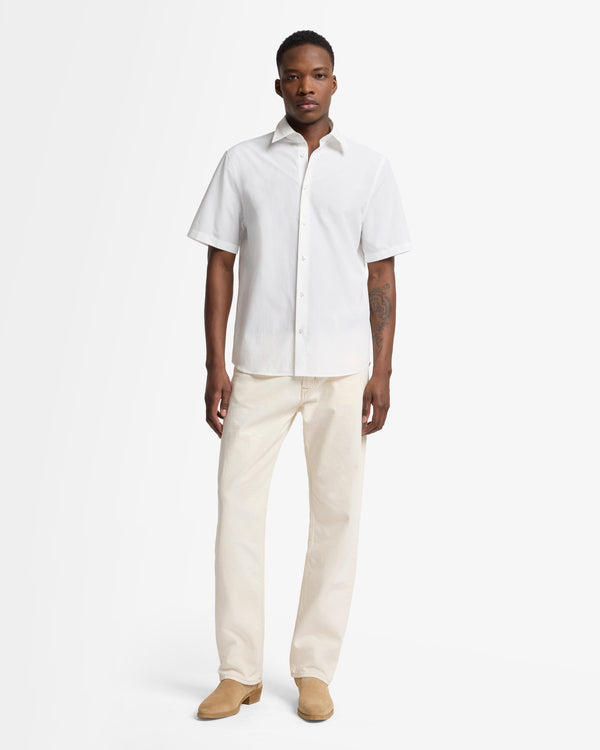 7 For All Mankind Short Sleeve Poplin Shirt Shirts