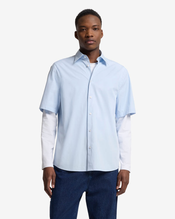 7 For All Mankind Short Sleeve Poplin Shirt Shirts