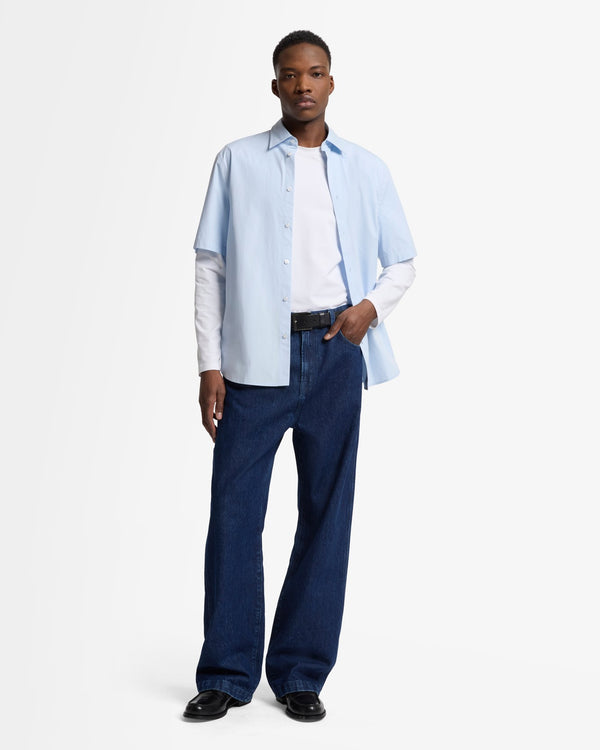 7 For All Mankind Short Sleeve Poplin Shirt Shirts