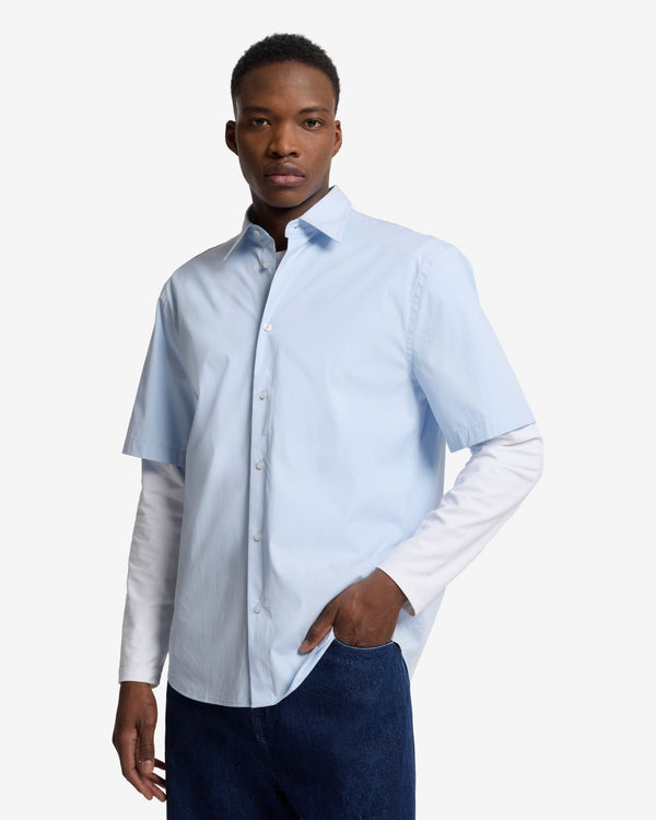 7 For All Mankind Short Sleeve Poplin Shirt Shirts