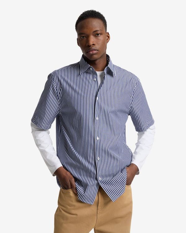 7 For All Mankind Short Sleeve Poplin Shirt Shirts