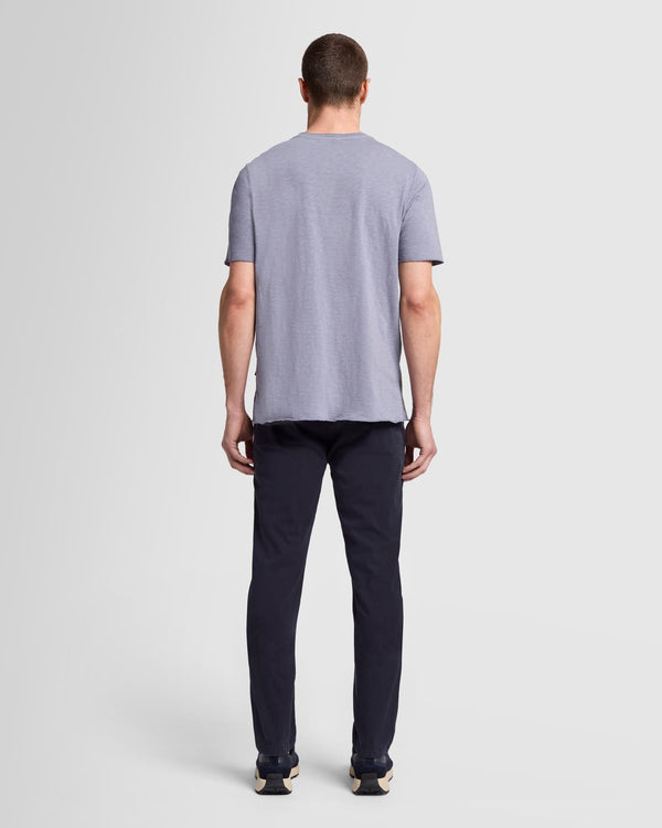 7 For All Mankind Short Sleeve Slub Henley Tees