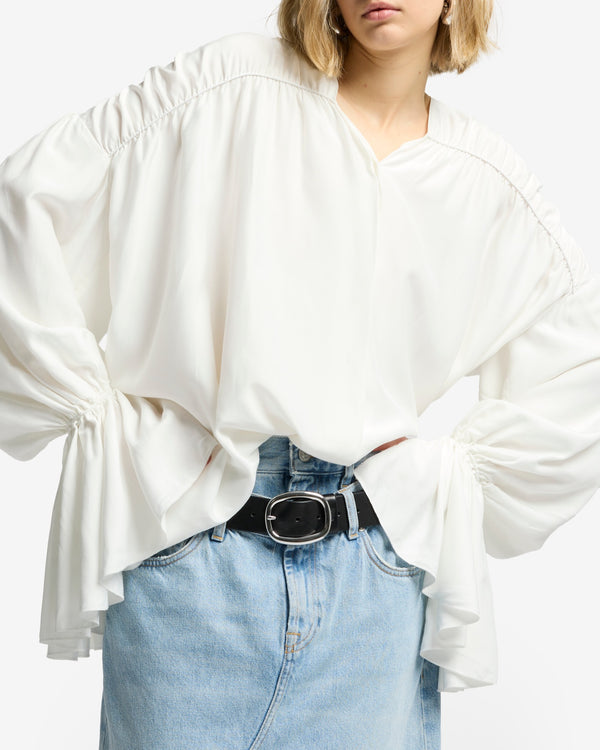 7 For All Mankind Silk Blend Ariel Shirt Tops