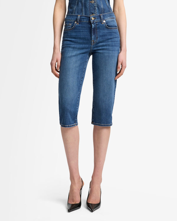 7 For All Mankind Slim Illusion Capri Jeans