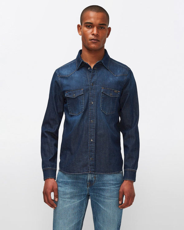 7 for all mankind Stretch Tek Western Shirt Shirts