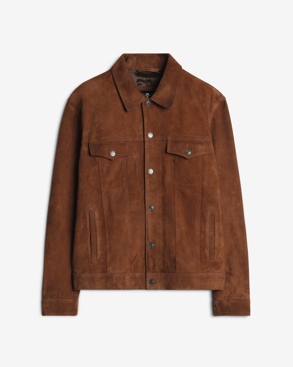 7 for all mankind Suede Trucker Jacket Jackets