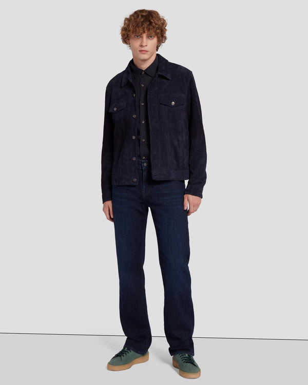 7 For All Mankind Suede Trucker Jackets