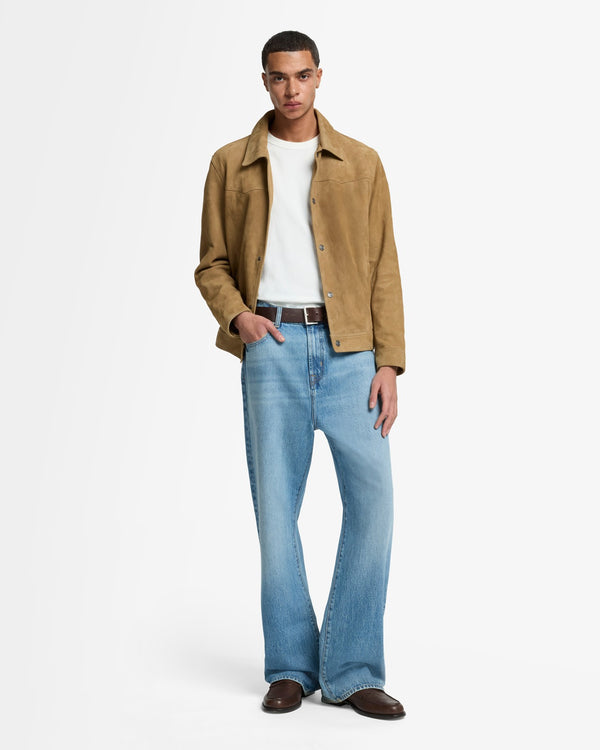 7 For All Mankind Suede Western Jacket Jackets