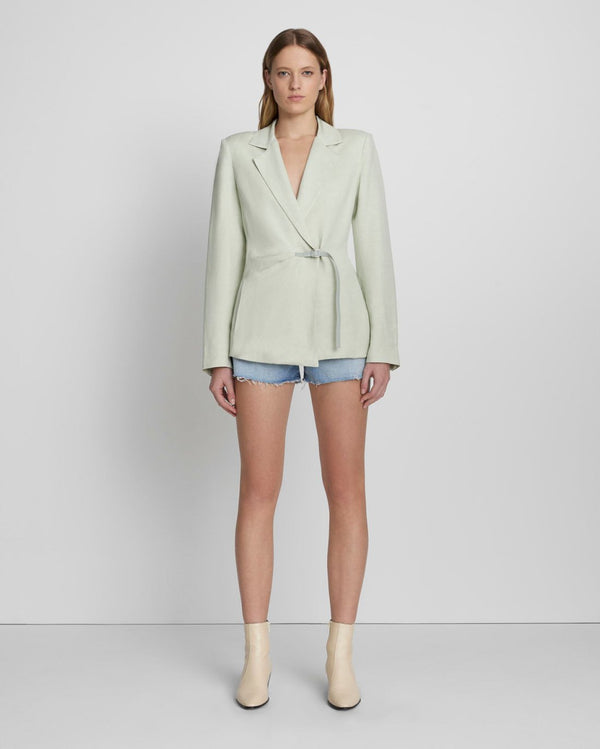 7 For All Mankind Tailored Linen Blazer Jackets