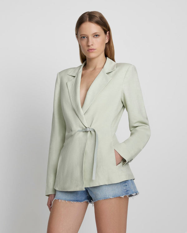 7 for all mankind Tailored Linen Blazer Jackets