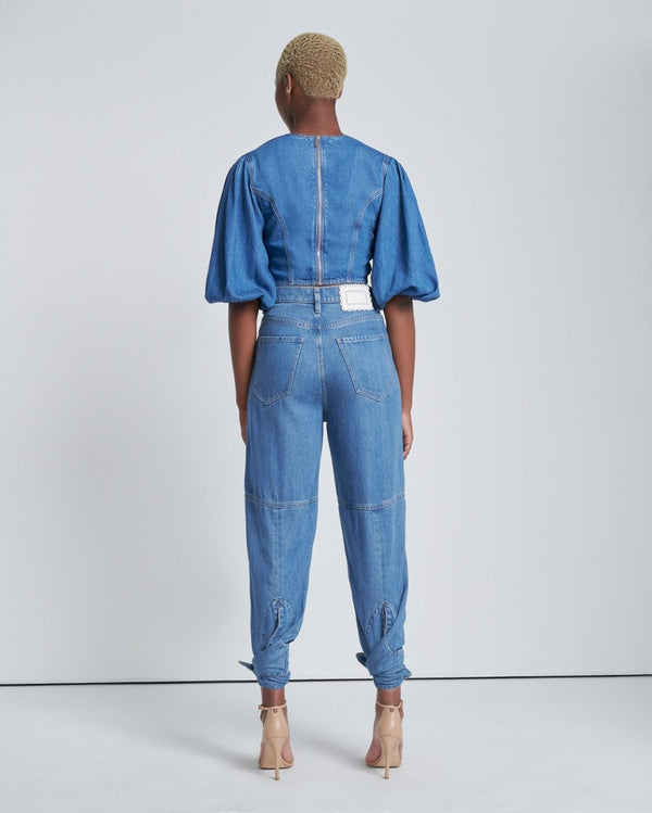 7 For All Mankind Tapered Ankle Tie Jean Jeans