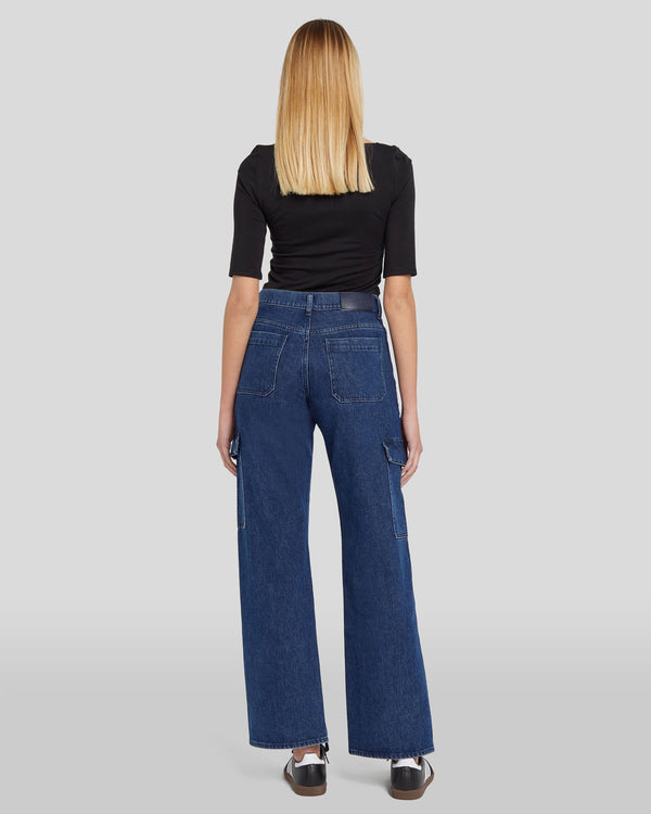 7 For All Mankind Tess Cargo Jean Jeans