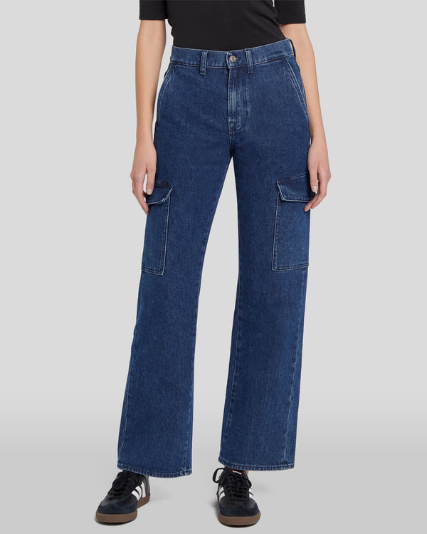 7 For All Mankind Tess Cargo Jean Jeans