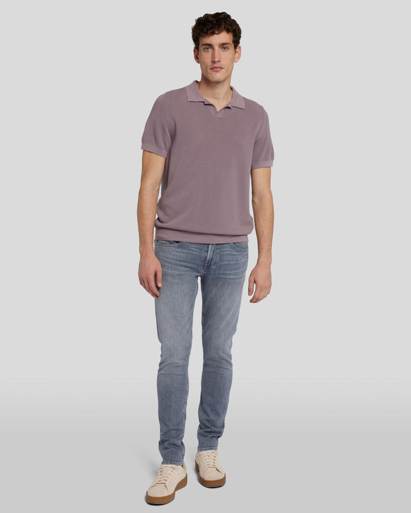 7 For All Mankind Textured Sweater Polo Shirts