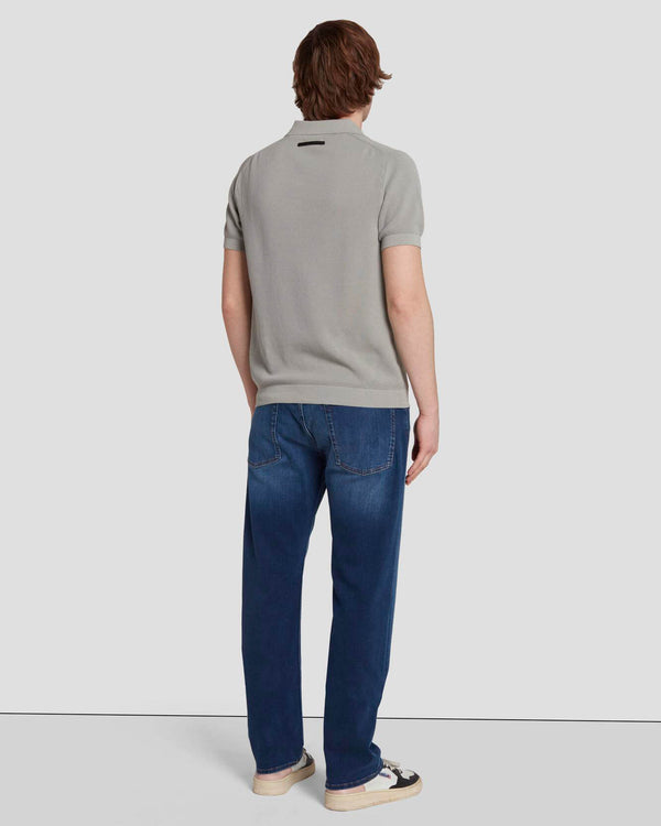 7 For All Mankind Textured Sweater Polo Shirts