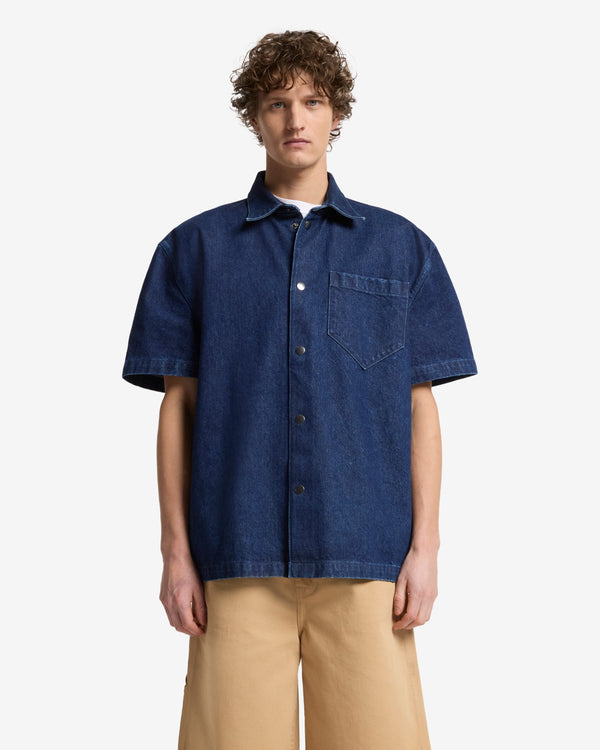 7 For All Mankind Utility Denim Camp Shirt Shirts