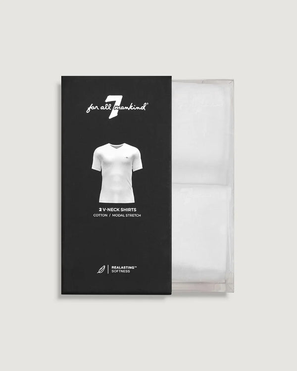 7 for all mankind V-Neck Tee 2 Pack Tees