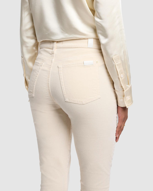 7 For All Mankind Velvet High Waist Ali Pants