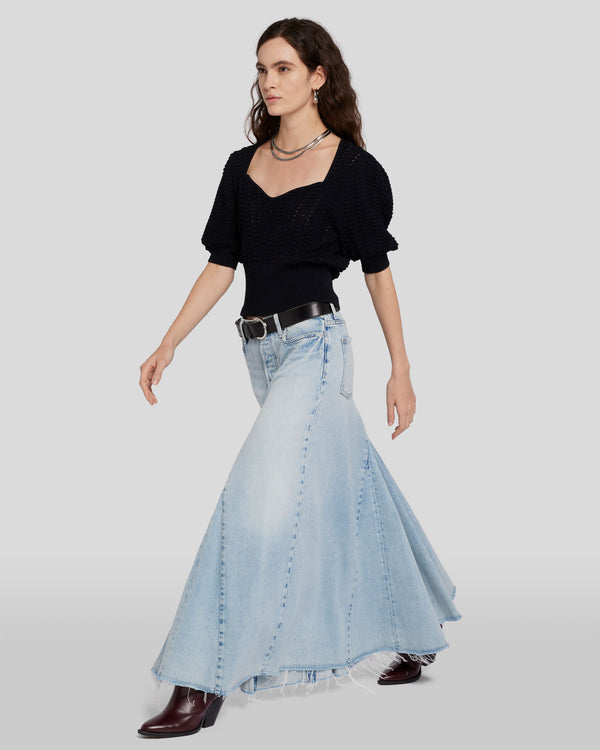 7 For All Mankind Western Maxi Skirt Skirts