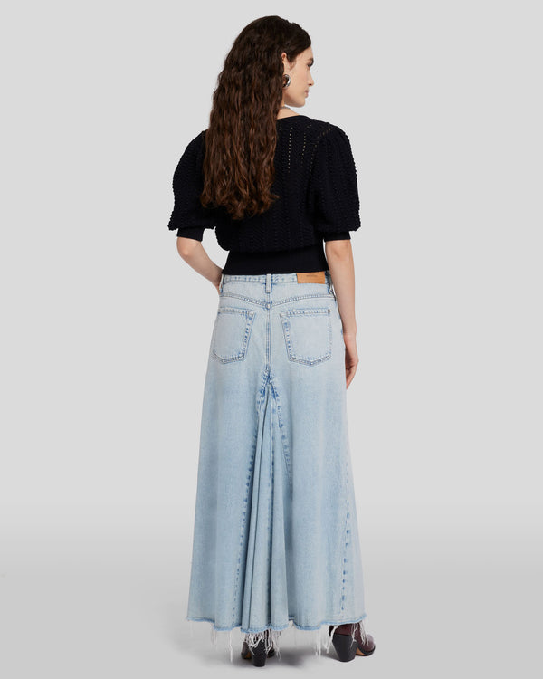 7 For All Mankind Western Maxi Skirt Skirts