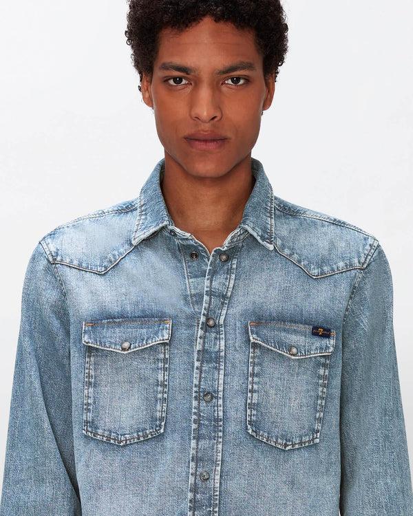 7 For All Mankind Western Shirt Shirts