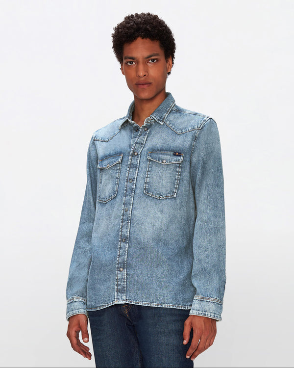 7 for all mankind Western Shirt Shirts