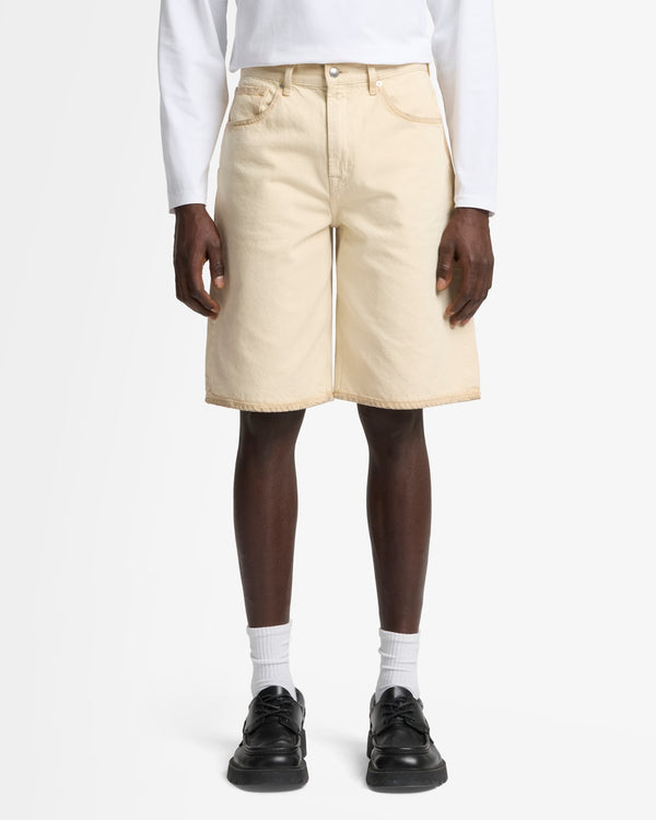 7 For All Mankind Wide Leg Denim Short Shorts