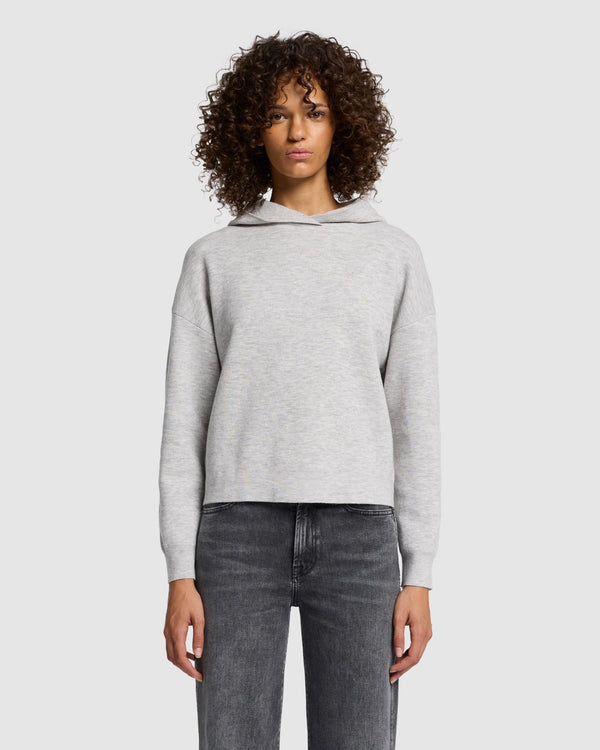 7 For All Mankind Wool Blend Hoodie Sweaters