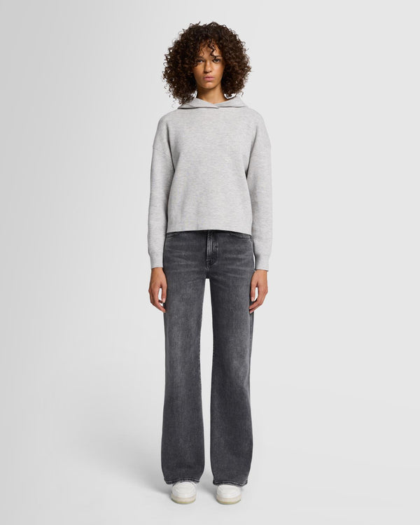 7 For All Mankind Wool Blend Hoodie Sweaters