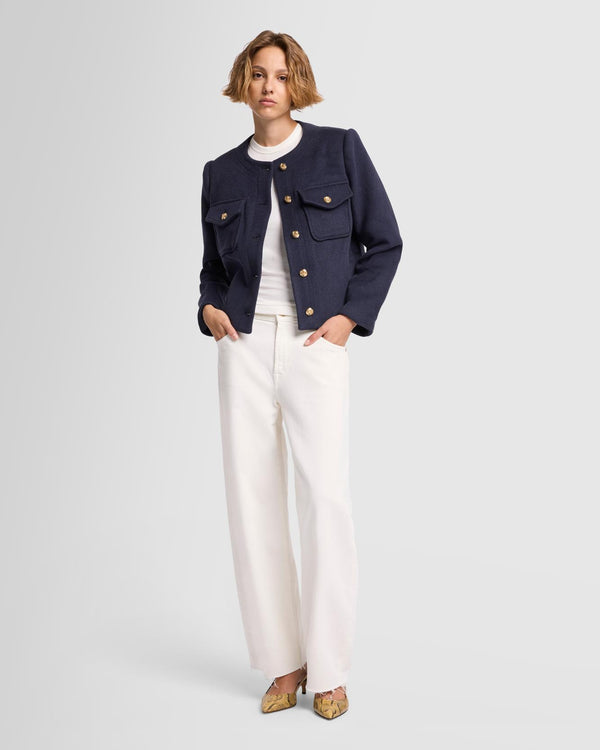 7 For All Mankind Wool Blend Jacket Outerwear