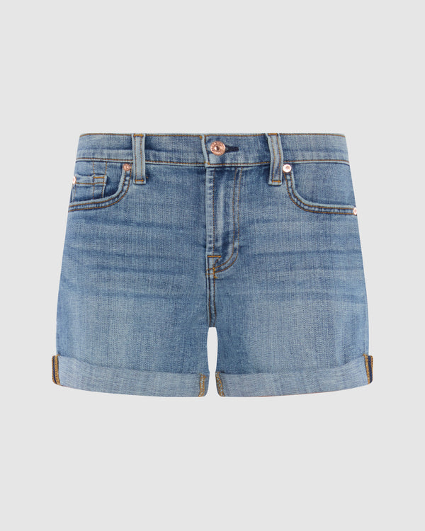 7 for all mankind Broken Twill Mid Roll Short Shorts