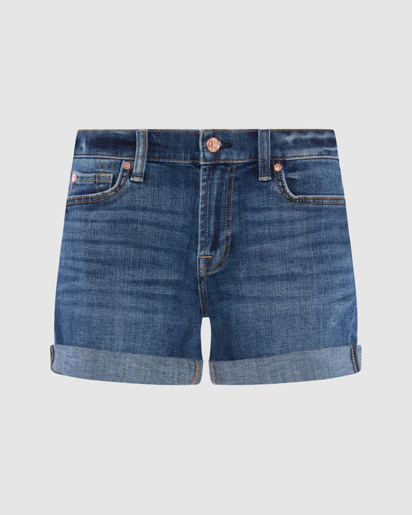 7 for all mankind Broken Twill Mid Roll Short Shorts