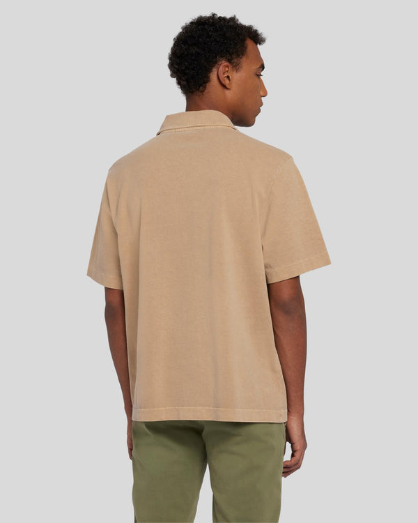 7 For All Mankind Button Down Mineral Dye Polo Shirts