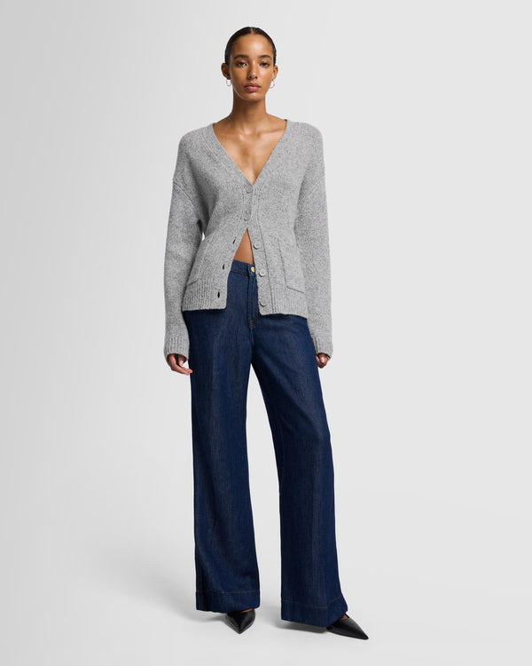 7 For All Mankind Cashmere Boyfriend Cardigan Sweaters