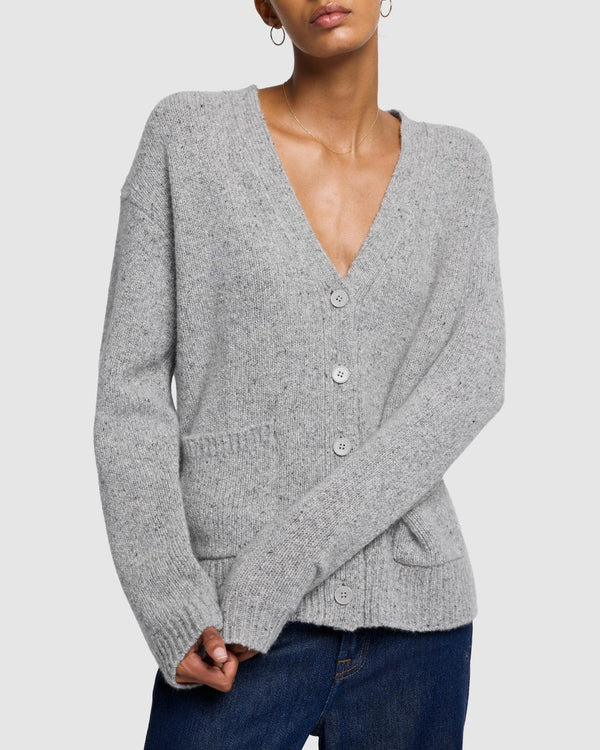 7 For All Mankind Cashmere Boyfriend Cardigan Sweaters