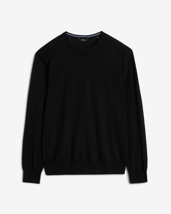 7 for all mankind Classic Cotton Long Sleeve Sweater Sweaters