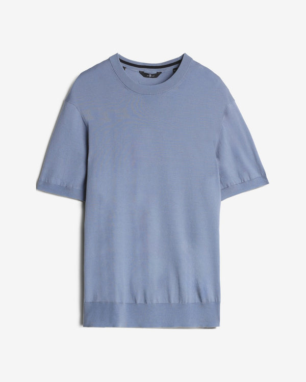 7 for all mankind Classic Cotton Short Sleeve Sweater Sweaters