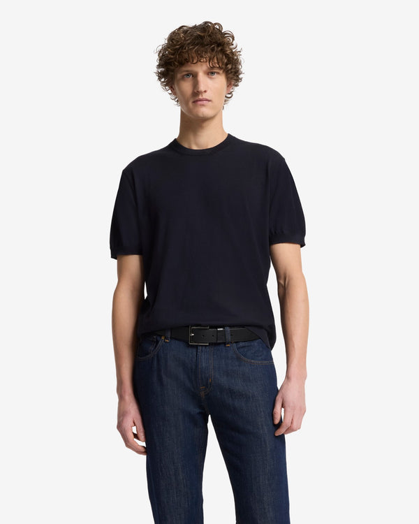 7 For All Mankind Classic Cotton Short Sleeve Sweater Sweaters